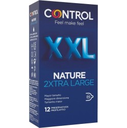 Control Condoms CONTROL - NATURE 2XTRA LARGE XXL CONDOMS - 12 UNITS