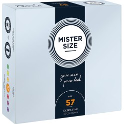 Mister Size CONDOM SIZE L 57 MM (36 UNITS)