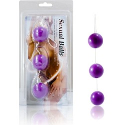 Baile Stimulating BAILE - STRIP LILAC ABS ANAL BALLS