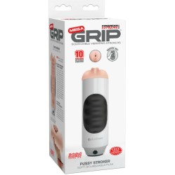 Extreme Toyz PIPEDREAM MEGA GRIP VAGINA MASTURBATOR VIBRATOR