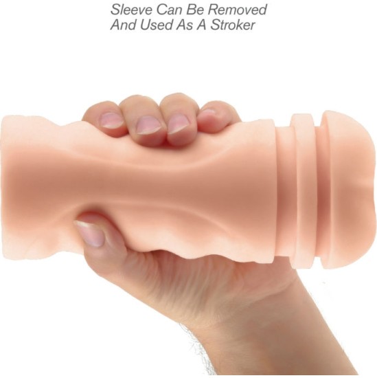 Extreme Toyz PIPEDREAM MEGA GRIP VAGINA MASTURBATOR VIBRATOR