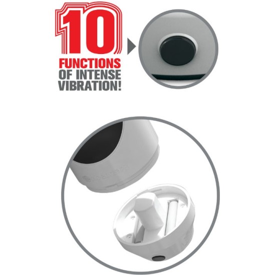 Extreme Toyz PIPEDREAM MEGA GRIP VAGINA MASTURBATOR VIBRATOR