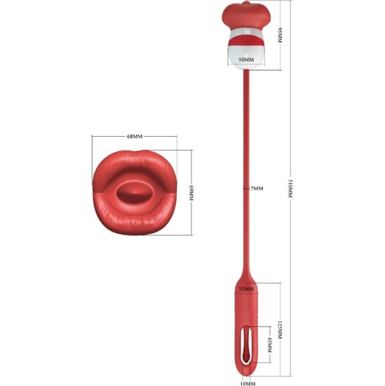 Romance ALYSS RED MOUTH MASTURBATOR