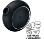Satisfyer Air Pulse SATISFYER - PRO TO GO 3 DOUBLE AIR PULSE STIMULATOR & VIBRATOR BLACK