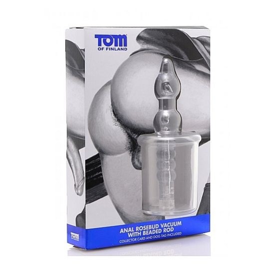 Tom Of Finland ANAL ROSEBUD VACUUM WITH BEABED TRANSPARENT