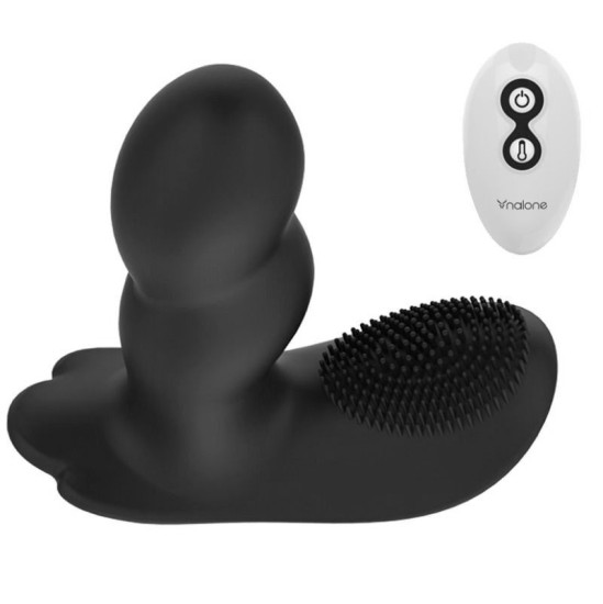 NALONE LOLI vibrators ar tālvadības pulti - melnā krāsā