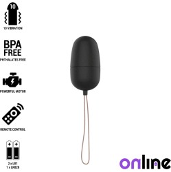 Online vadības pults, vibrējoša ola M melnā krāsā