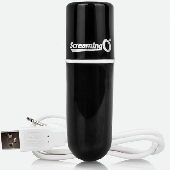 Screaming O RECHARGEABLE VIBRATING BULLET VOOOM melns