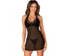 Obsessive Chemise Obsessive - СОРОЧКА MEDILLA И СТРИНКИ XS/S