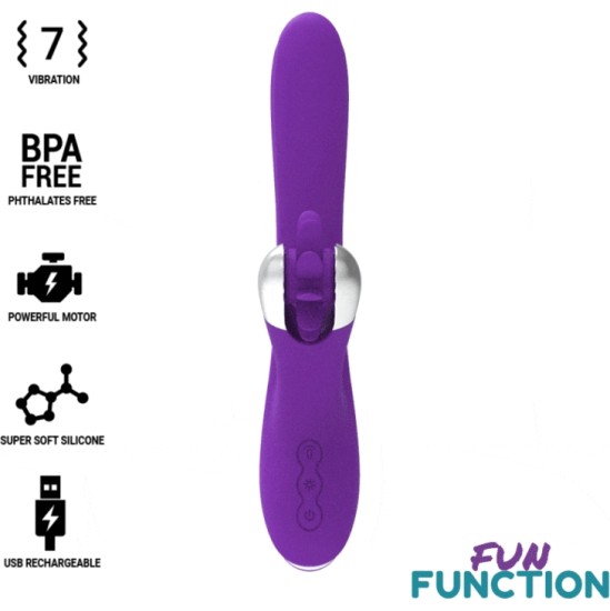 Fun Function Vibrators ar klitora stimulātoru