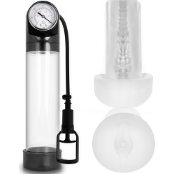 Pump Addicted RX9 TRANSPARENT WITH MASTURBATOR
