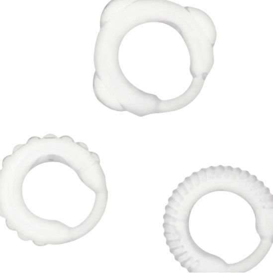 Addicted Toys C-RING SET caurspīdīgs