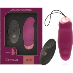 Rithual СТИМУЛЯТОР ЯИЦ С ДИСТАНЦИОННЫМ УПРАВЛЕНИЕМ ESHA ВРАЩЕНИЕ + ВИБРАЦИЯ