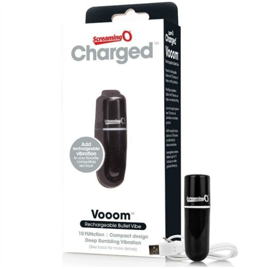 Screaming O RECHARGEABLE VIBRATING BULLET VOOOM melns