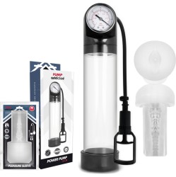 Pump Addicted RX9 TRANSPARENT WITH MASTURBATOR