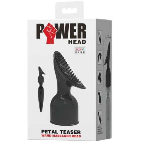 Baile Power Head POWER HEAD – VAHETAV MASSAERI PEA KLIITI STIMULEERIV