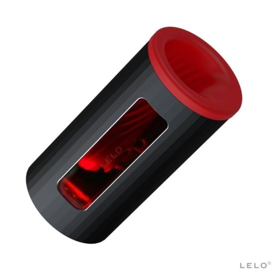 Lelo F1S V2 Masturbātors SDK Tehnoloģija - Sarkanā un melnā krāsā