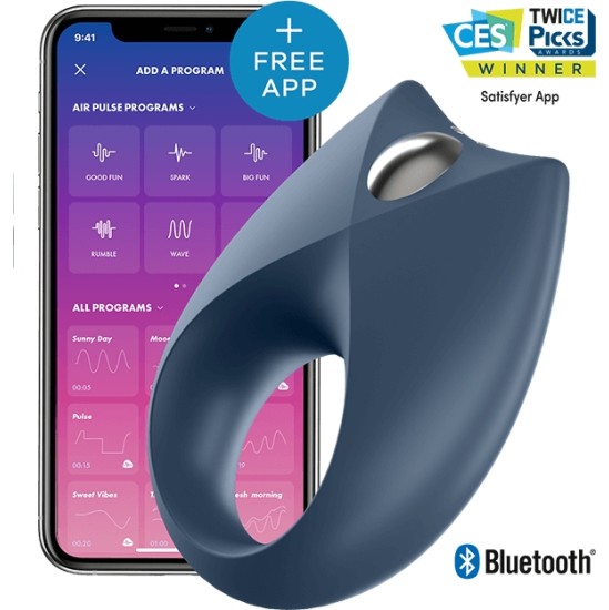 Satisfyer Connect ПРИЛОЖЕНИЕ SATISFYER POWERFUL ROYAL ONE RING VIBRATOR