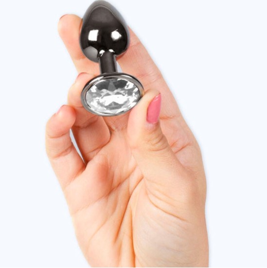 Secretplay Toys SECRET PLAY - GUNMETAL BUTT PLUG SMALL SIZE 7 CM