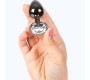 Secretplay Toys SECRET PLAY - GUNMETAL BUTT PLUG SMALL SIZE 7 CM