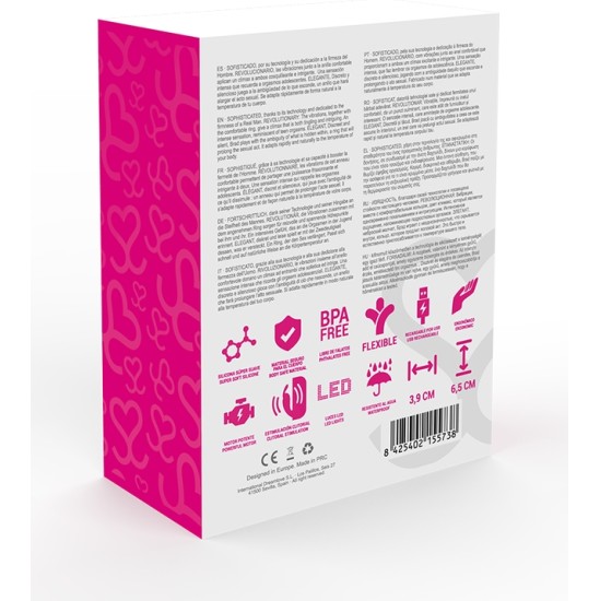 Moressa BRAD PREMIUM SILICONE TAASLAETAV ROSA