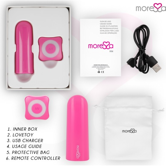 Moressa NIX REMOTE CONTROL BULLET rozā