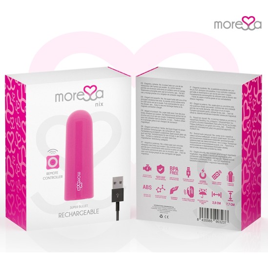 Moressa NIX REMOTE CONTROL BULLET rozā