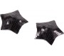 Latetobed Bdsm Line Star Nipple Covers with Black Sequins