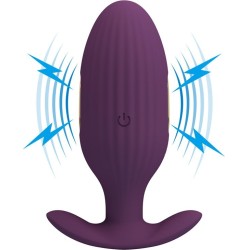 Prettylove Jefferson Anal Plug with Vibration and Electroshock with App
