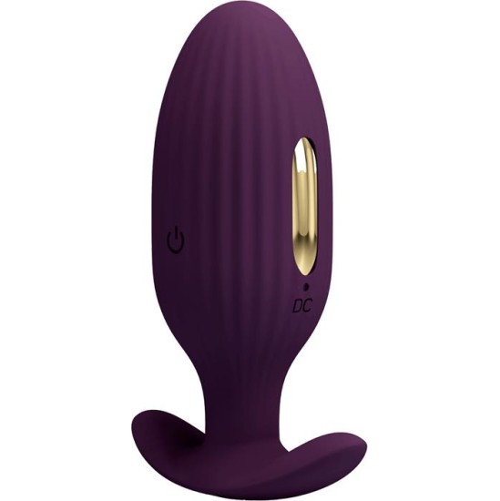 Prettylove Jefferson Anal Plug with Vibration and Electroshock with App