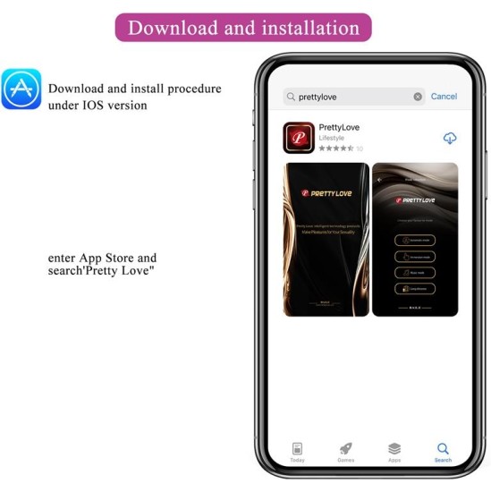 Prettylove Jefferson Anal Plug with Vibration and Electroshock with App