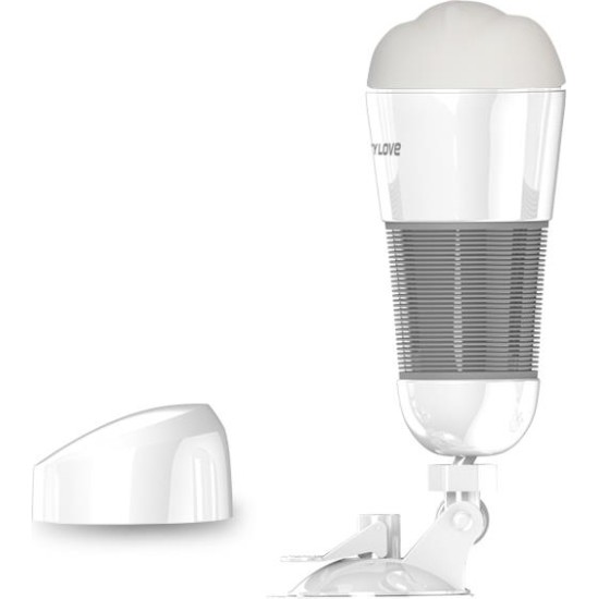 Prettylove Vibrating Masturbator Hedy White Vagina