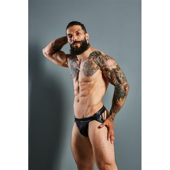 Cut4Men C4M14 Desire Jockstrap Leatherette Black