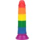 Lovetoy Dildo Prider 7 Liquid Silicone LGBT