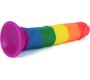 Lovetoy Dildo Prider 7 Liquid Silicone LGBT