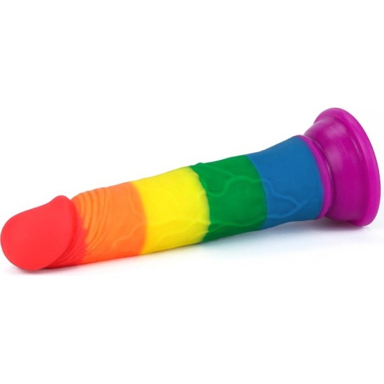 Lovetoy Dildo Prider 7 Liquid Silicone LGBT
