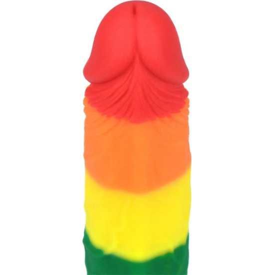 Lovetoy Dildo Prider 7 Liquid Silicone LGBT