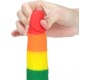 Lovetoy Dildo Prider 7 Liquid Silicone LGBT