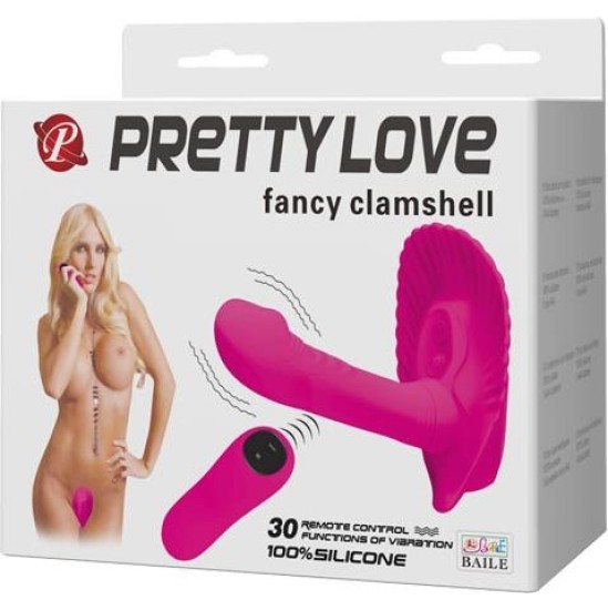 Prettylove Pretty Love Remote Control Vibe Fancy Clamshell Pink