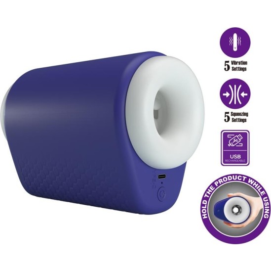 Prettylove Dj Lady Men Masturbator with Vibration