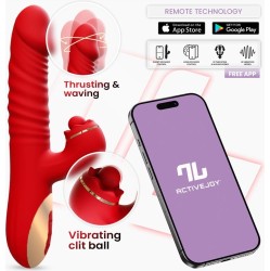 Intoyou App Series Ascen Thrusting and Waving Vibe with App Magnetic USB