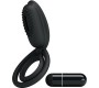 Prettylove Pretty Love Vibrating Cock Ring Esther Black