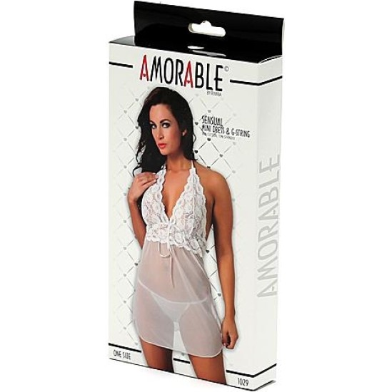 Amorable Mini Dress and G-String One Size