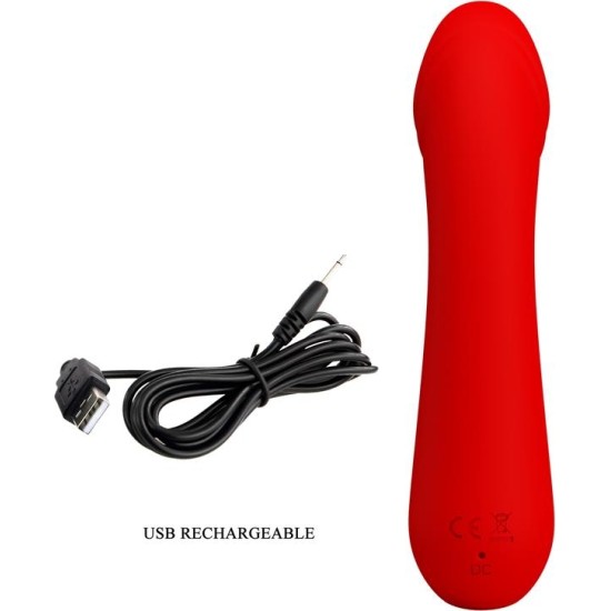 Prettylove Cetus Vibrator Red