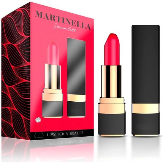 Martinella Stimulating Lipstick 10 Vibrating Functions Magnetic USB