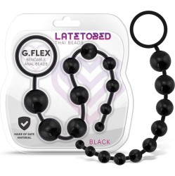 Latetobed G.Flex Bendable Thai Anal Beads Black