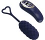 Prettylove Vivian Vibrating Egg with Digital Screen Remote Control Blue