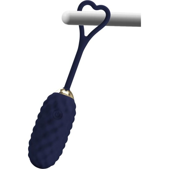 Prettylove Vivian Vibrating Egg with Digital Screen Remote Control Blue