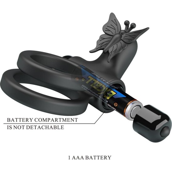 Prettylove Penis Ring Passionate Ring IX with Vibration