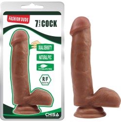 Chisa Dildo Dual Density Fashion Dude 17.8 x 4 cm Latin